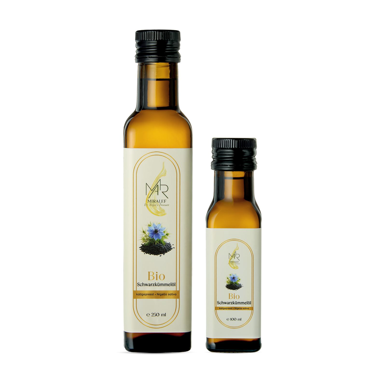 Miralef Bio Schwarzkümmelöl 100ml und 250ml