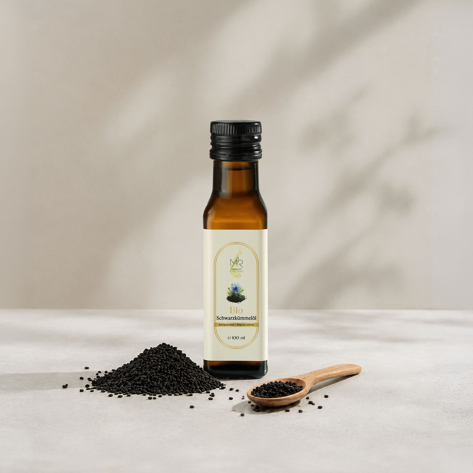 Ausgewählte Schwarzkümmelsaat